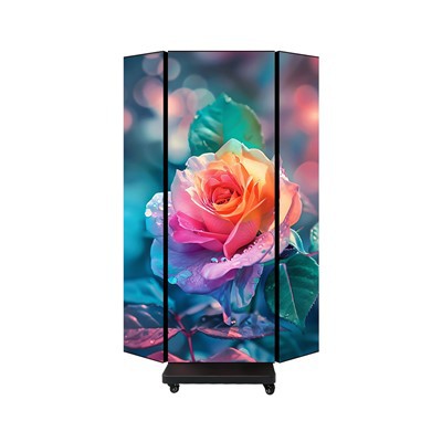 Andedan kay la Tri-pliye ekspozisyon afich ki ap dirije